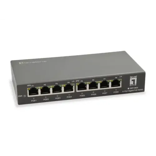 Levelone GEP-0823 8-Port Gigabit PoE Unmanaged Switc